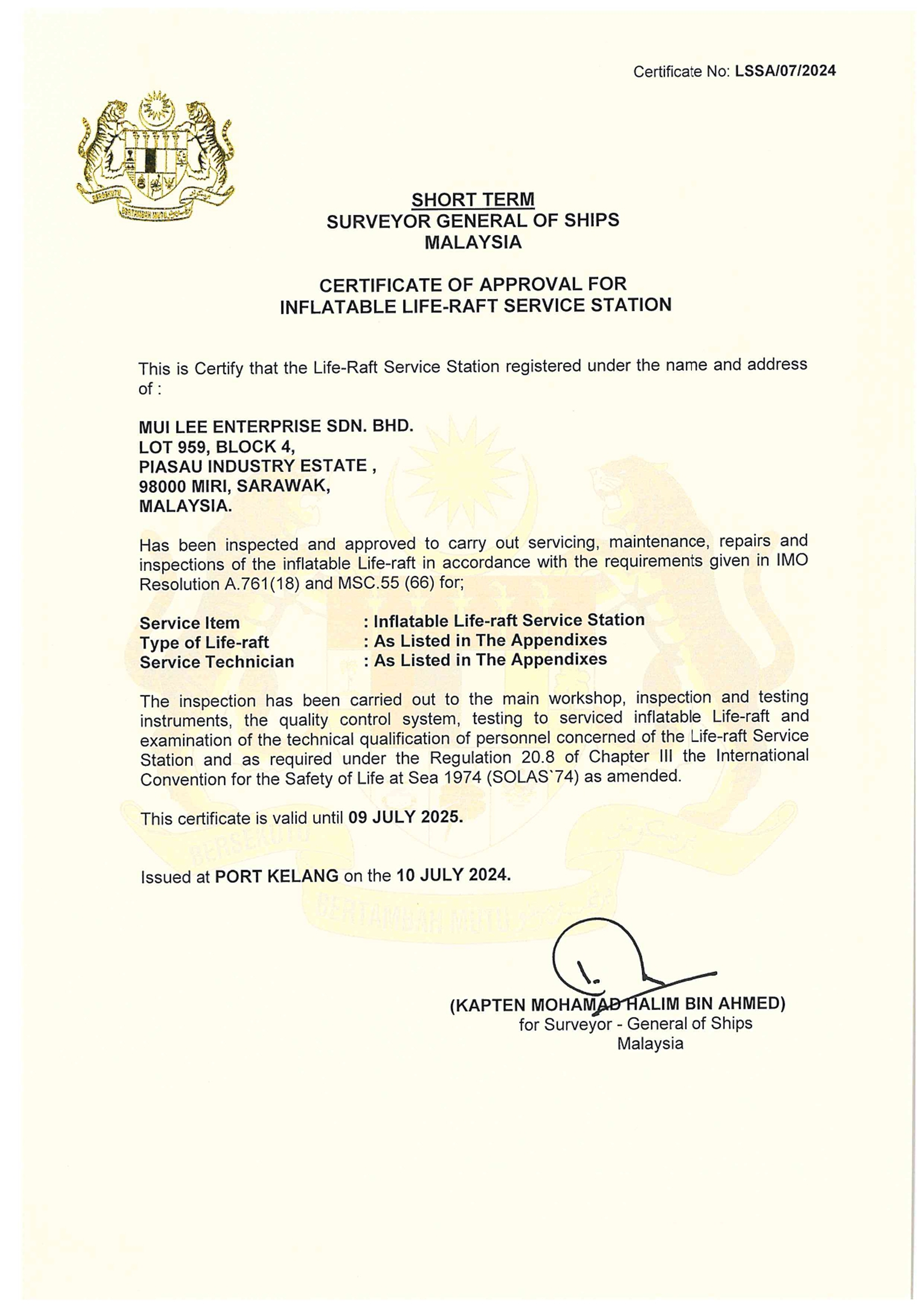 JABATAN LAUT (MARINE DEPARTMENT)